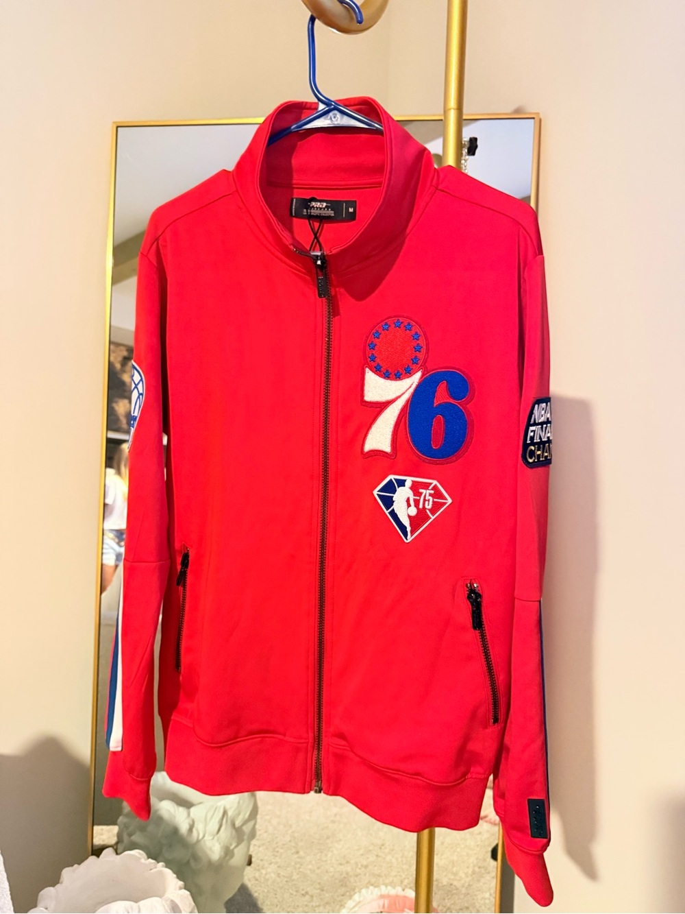 Philadelphia 76ers Red Track Jacket